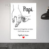 Affiche pour Papi avec un poème