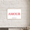 Affiche personnalisée « Amour » avec prénoms et date de rencontre - Créations d'Agathe