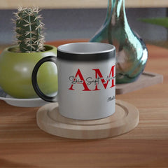 Tasse magique personnalisée "Amour" - Créations d'Agathe