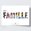 Affiche personnalisée "Famille" - Cadeau personnalisable - Créations d'Agathe