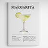 Affiche décorative cocktail Margarita