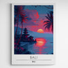 Affiche décorative Bali la nuit