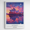 Affiche décorative Sydney la nuit