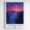 Affiche décorative Victoria Falls la nuit