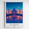 Affiche décorative Taj Mahal la nuit