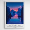 Affiche décorative Ha Long Bay la nuit